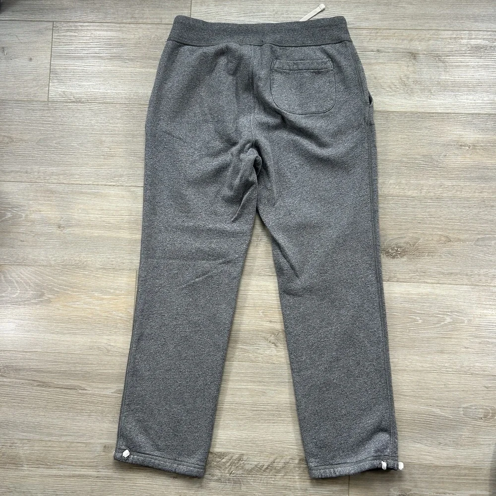 Polo Ralph Lauren Sweatpants Mens Small Gray Drawstring Hem Fleece Jogger Preppy